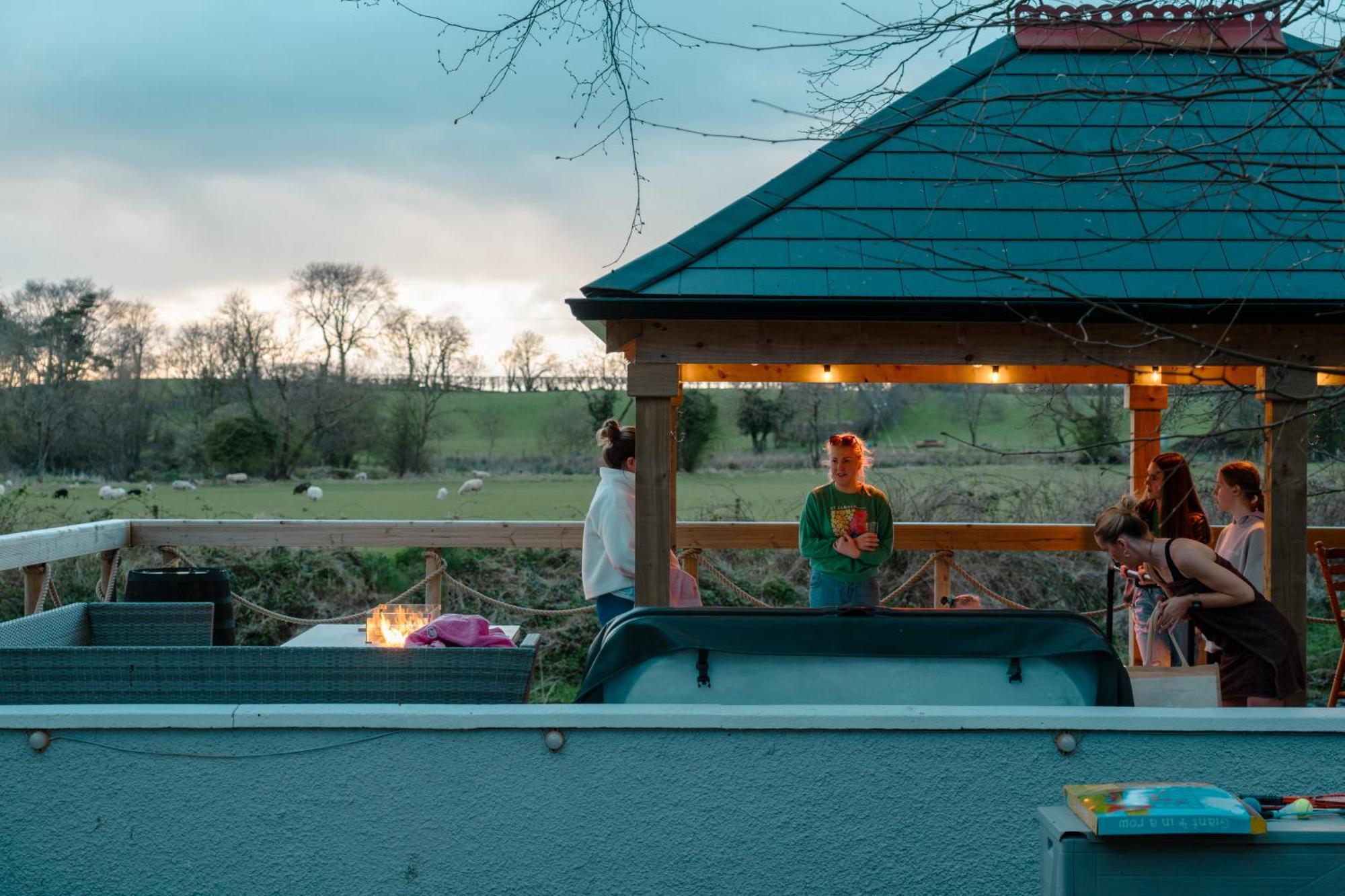 Luxury Accommodation In County Antrim With Riverside Hot Tub Kells 外观 照片